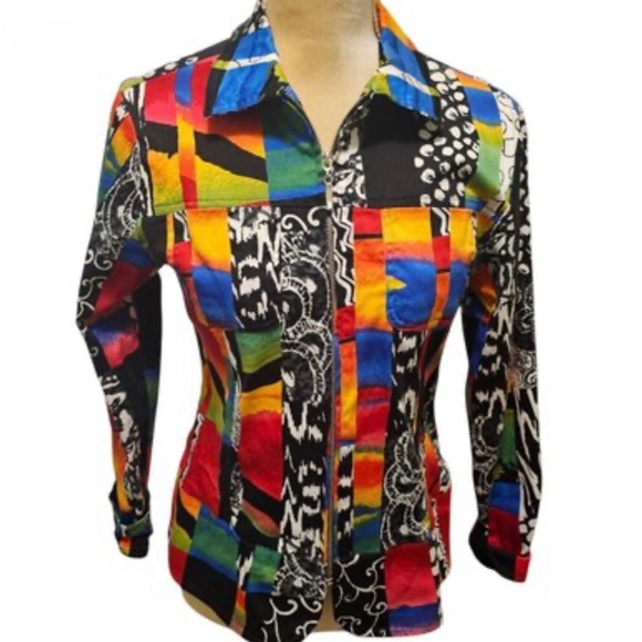 Colorful Patchwork Shirt - Picture 3 of 3
